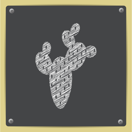 Desert cactus illustration. Plants vector iconのイラスト素材