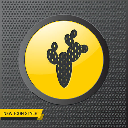 Desert cactus illustration. Plants vector iconのイラスト素材