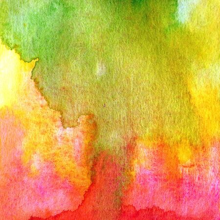Watercolor bright hand drawn background, Aquarelle imageの写真素材