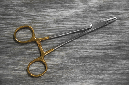 Stainless steel needle holderの写真素材