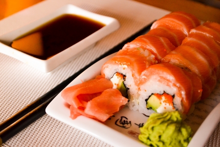 Philadelphia rollの写真素材