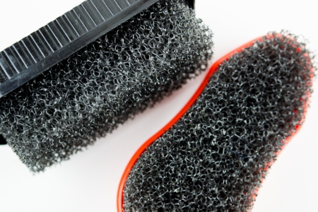 suede and nubuck cleaning brushの写真素材