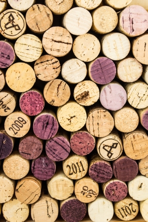 close-ups of wine corks backgroundsの写真素材