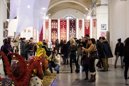 Mystetskyi arsenal exhibition of modern and contemporary art  Kiev, 16 March, 2013 Art Masliana のeditorial素材