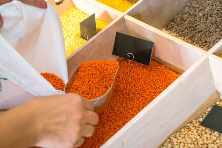 zero waste shoppingの写真素材