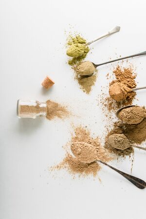 Ayurvedic cosmetic ubtan for face and hair careの写真素材