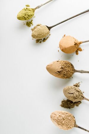 Ayurvedic cosmetic ubtan for face and hair careの写真素材