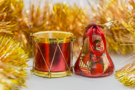 paper Christmas decorationsの写真素材