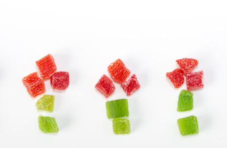 candied flowers macroの写真素材