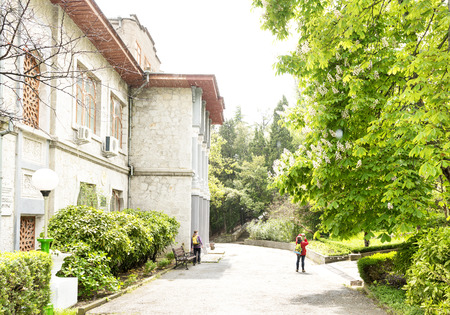 Old house in the parkの写真素材