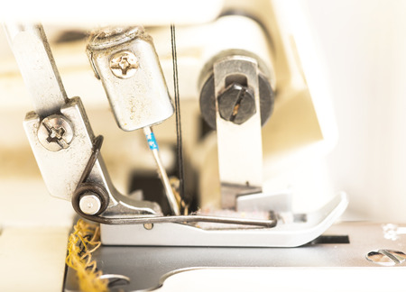 Chassis sewing machine close-up