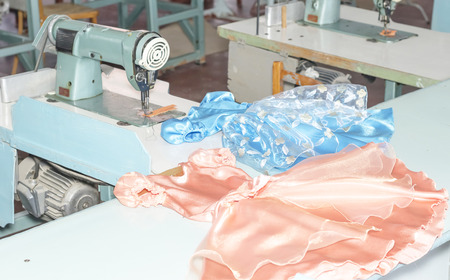 children's dress sewn on sewing machines