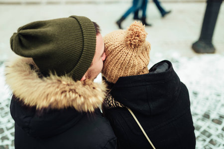a man and woman who loved each otherの写真素材