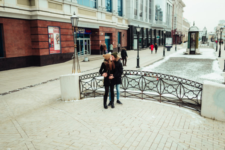 a man and woman who loved each otherのeditorial素材