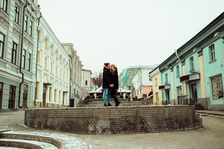 a man and woman who loved each otherのeditorial素材