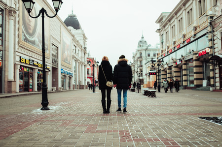 a man and woman who loved each otherのeditorial素材