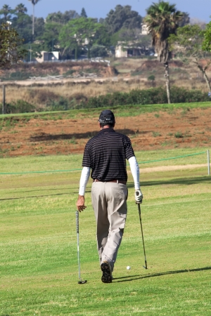 male golf playerの写真素材