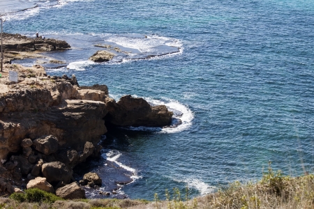 Beautiful seascape, sea and rockの写真素材