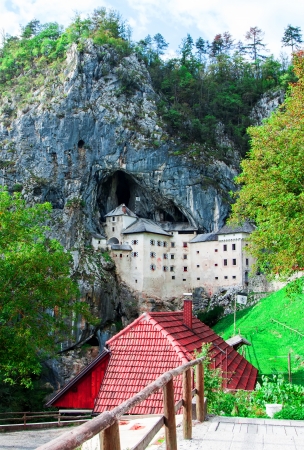 predjama castle in the cave, Sloveniaのeditorial素材