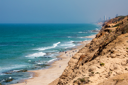 A beautiful landscape of the seaの写真素材