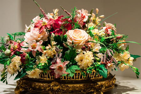 Flower vase  arrangementの写真素材