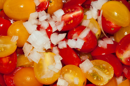 Group of fresh tomatoesの写真素材