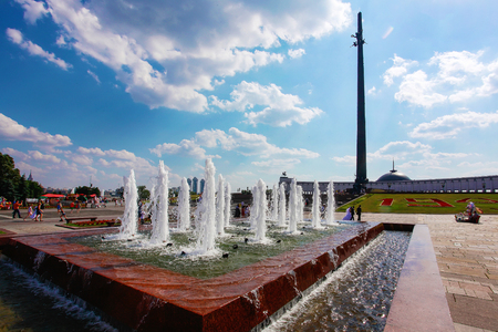 Victory Park (World War 2) -Monument of Victory - 141.8 mの写真素材