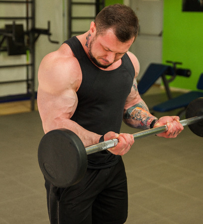 Strong man - bodybuilder - bodybuilderの写真素材