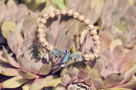 Beautiful esoteric bracelet の写真素材