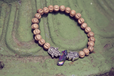 Beautiful esoteric bracelet の写真素材