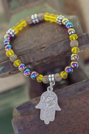 Natural stone bead bracelet