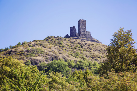 Hazmburk castle in Czech Central Mountainsの写真素材
