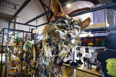 Prague, Czeech republic, June 5, 2019: Prague quadriennale 2019 opening at Industrial palace, PQ 2019のeditorial素材