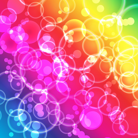 Colorful abstract bokeh backgroundのイラスト素材