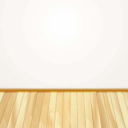 home wall with wooden floorのイラスト素材