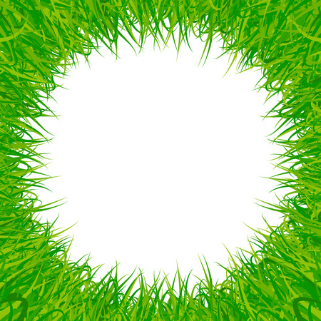 Green grass frame backgroundのイラスト素材