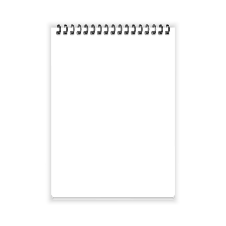 Notebook paper vectorのイラスト素材