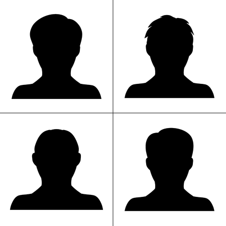 man icons setのイラスト素材