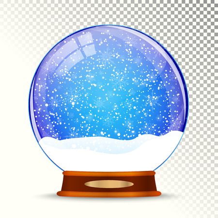 Snow globe vectorのイラスト素材