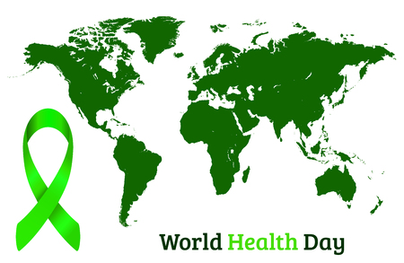 World Health Day vector backgroundのイラスト素材