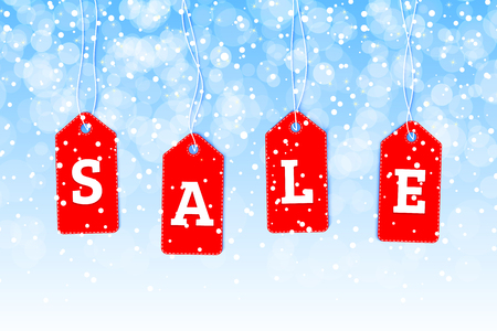 Christmas shopping sale banner design.のイラスト素材