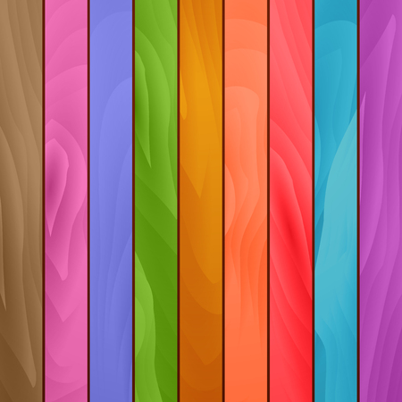 Colored wood planks background vectorのイラスト素材