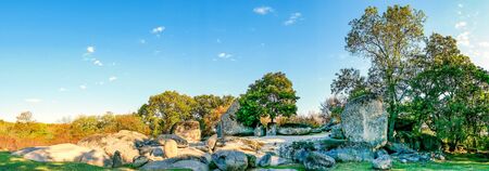 Beglik Tash megaliths - natural rock formation, prehistoric rock sanctuary on the southern Black Sea coast of Bulgariaの写真素材