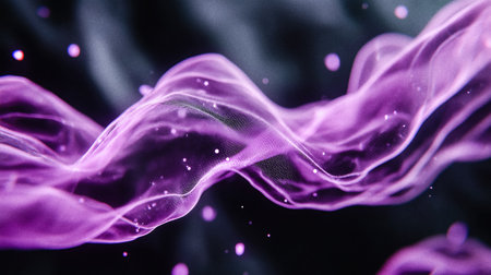 Dynamic abstract background with glowing energy wavesの素材