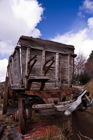 Western Pioneer Wagonの写真素材