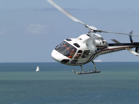 Helicopter at Cap Gris-Nez (France)