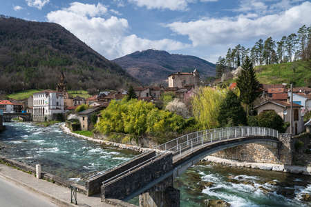 Seix, Pyrenean village in the department of Ariege