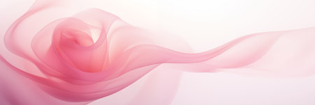 smoke reminiscent of a rose in soft color and blur style. Banner backgroundの素材