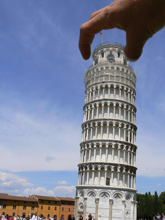 holding tower of Pisaのeditorial素材