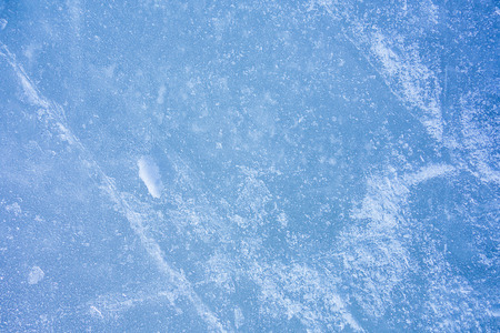 ice texture on outdoor rinkの写真素材